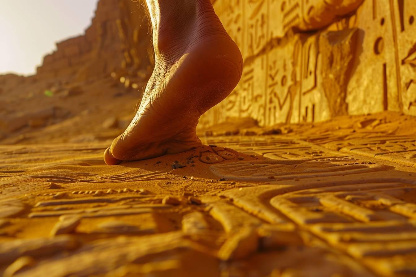 Signification et origine du pied égyptien : découvrez ses particularités