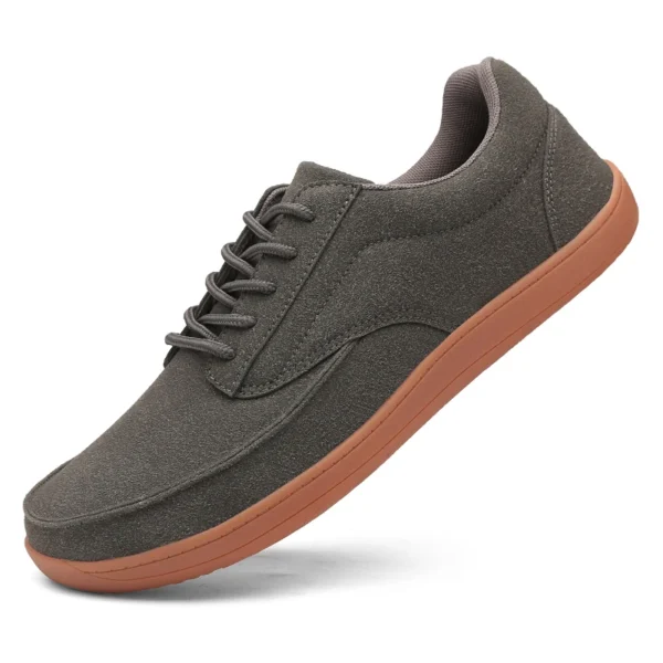 chaussures-personnes-agées-homme gris